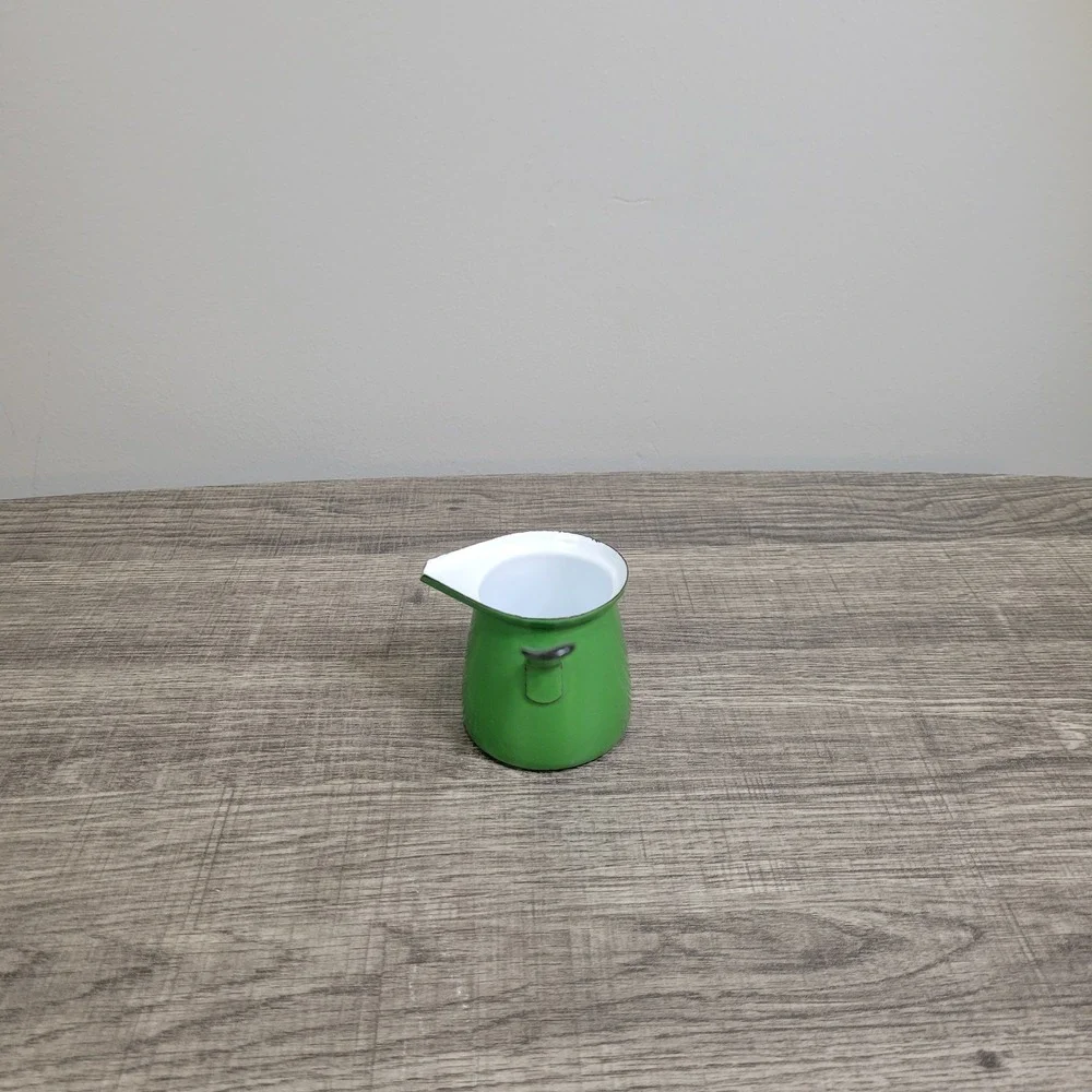 Green Enamel Ladel Dipper Unbranded Serving Utensil Half‎ Cup Capacity
